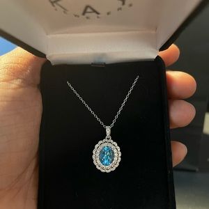 Kay Jewelers Blue Topaz Neckalce
